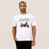 T-shirt ZRX1100 vert (Devant entier)
