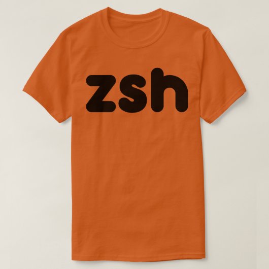 T-shirt zsh (Design devant)