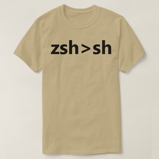 T-shirt zshgtsh (Design devant)