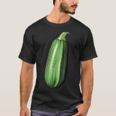 T-shirt Zucchini Lazy Easy Funny Matching Halloween Costum (Devant)