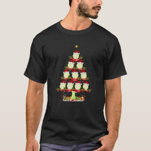 T-shirt Zucchini Légumes Xmas éclairage Zucchini Christm