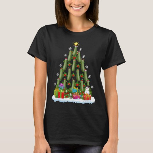 T-shirt Zucchini Xmas Tree Lighting Père Noël Zucchini Chr (Devant)