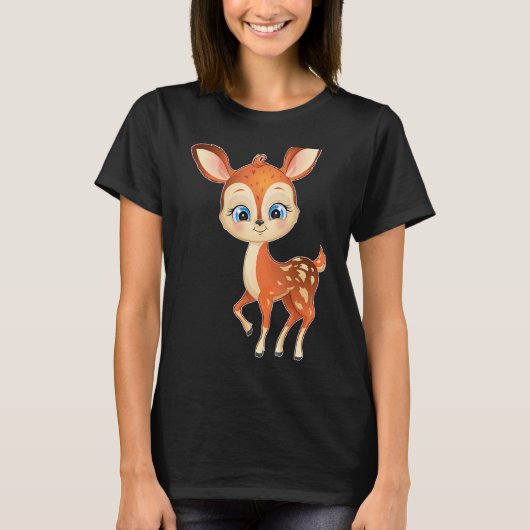 T-shirt Zuckersüßer Baby Rehkitz (Devant)