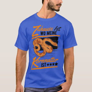 T-shirt Zuhause ist wine Kornnatter istTShirt