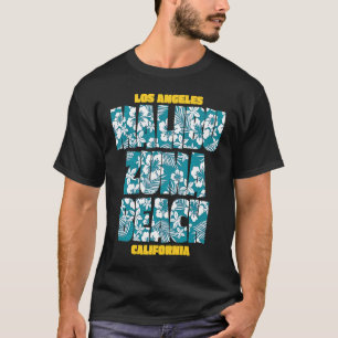 T-shirt Zuma Beach Malibu Los Angeles California Tropical