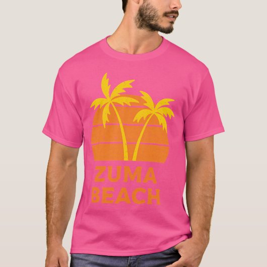 T-shirt Zuma Beach Retro (Devant)