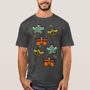 T-shirt Zuni Butterfly Folk Art