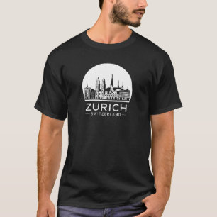 T-shirt Zurich Suisse Horizon