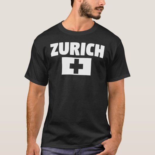 T-shirt Zurich Switzerland (Devant)