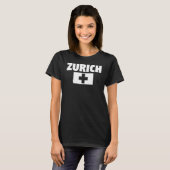 T-shirt Zurich Switzerland (Devant entier)