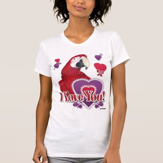 T-shirt Zuzu - Je t'aime! (Devant)