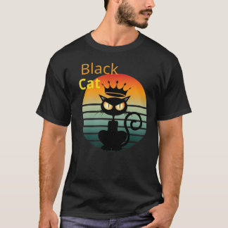 T-shirt Zwart kat 2024