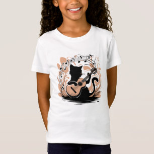 T-shirt - Zwarte kat
