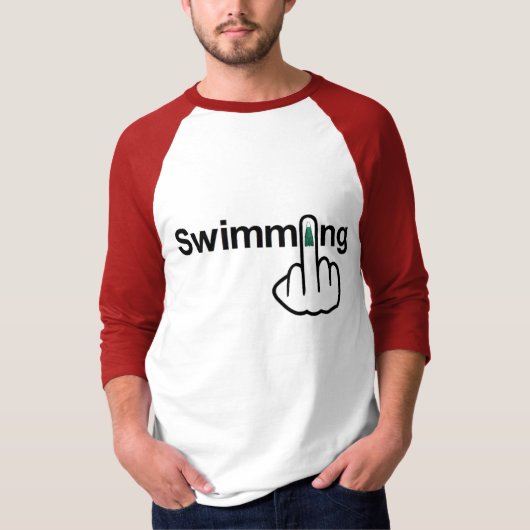 T-shirt zwemmen (Voorkant)