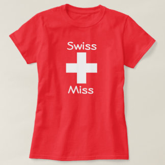 T-shirt Zwitserse juffrouw