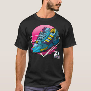 T-shirt Zx Aqua 8000 Baskets Lifestyle Ninetees Retro Runn