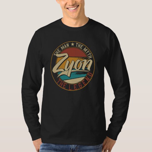 T-shirt Zyon The man the myth the legend (Devant)