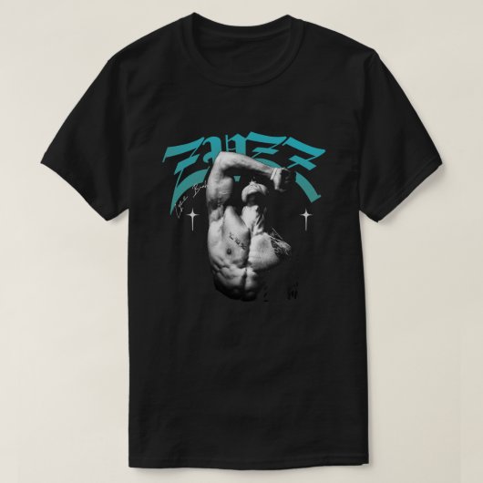 T-shirt Zyzz Aesthetic Tribute (Design devant)