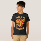 T-shirt Zza Is My Valentine Fun Celebration Humor Lovers  (Devant entier)