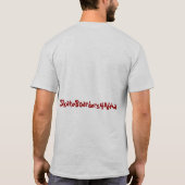 T-    ShirtBlack Afrika stopt het doden T-shirt (Achterkant)