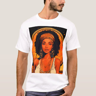 T-ShirtBold et stylish Girl Print T-Shirt homme -