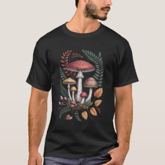 T-shirtCottagecore Herfst Bos Paddenstoelen en S T-shirt