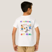 T-ShirtCute Math Humor - Be Rational Get Real Funn T-shirt (Achterkant volledig)