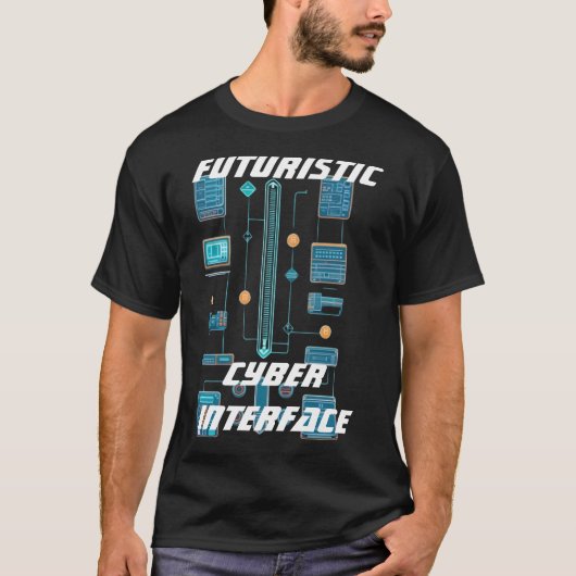 T-ShirtCyber-interface T-shirt (Voorkant)