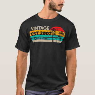 t shirten Est 2002 Limited Edition 20th Bir T-shirt