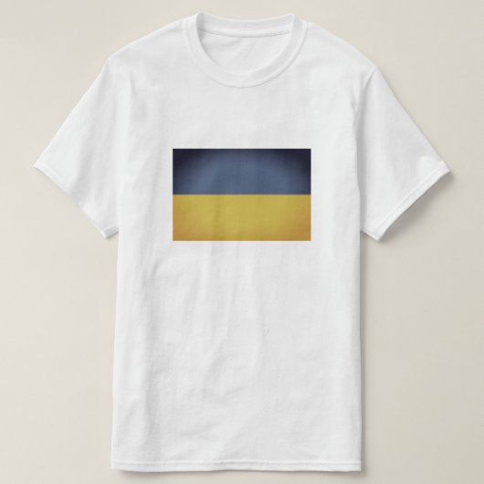 T Shirten met  Oekraïense vlag T-shirt (Design voorkant)