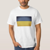 T Shirten met  Oekraïense vlag T-shirt (Voorkant)