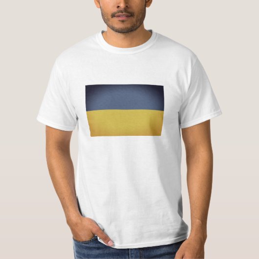 T Shirten met  Oekraïense vlag T-shirt (Voorkant)