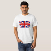 T Shirten met vlag van Britse Unievakker T-shirt (Voorkant volledig)