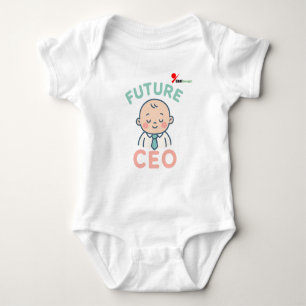 T-shirtje voor toekomstige CEO-baby Cute Busines Romper