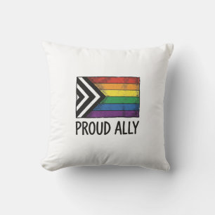 T-Shirtontwerp met trots alle bondgenoot Pride-vla Kussen