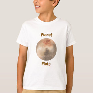 T-shirtontwerp voor kinderen met planeetnamen t-shirt