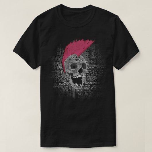 T-ShirtPunk's Not Dead T-Shirt (Design devant)