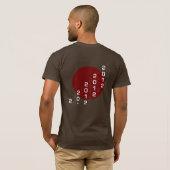 T-shirts 2012 de chemises "Soleil Maya 2012" (Dos entier)