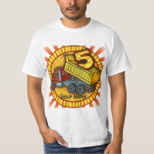 T-shirts 5th Birthday Dump Truck