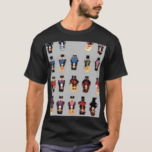 T-shirts 8 bits Falling down ver.1