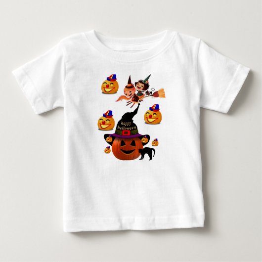 T-shirts à capuche Halloween Tout-petits (Devant)