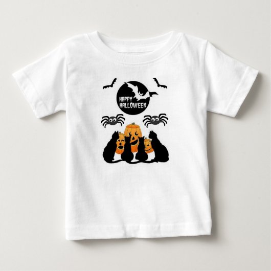 T-shirts à capuche Halloween Tout-petits (Devant)