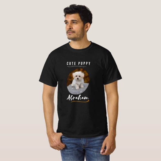 t-shirts à chiot interchangeables (Devant entier)