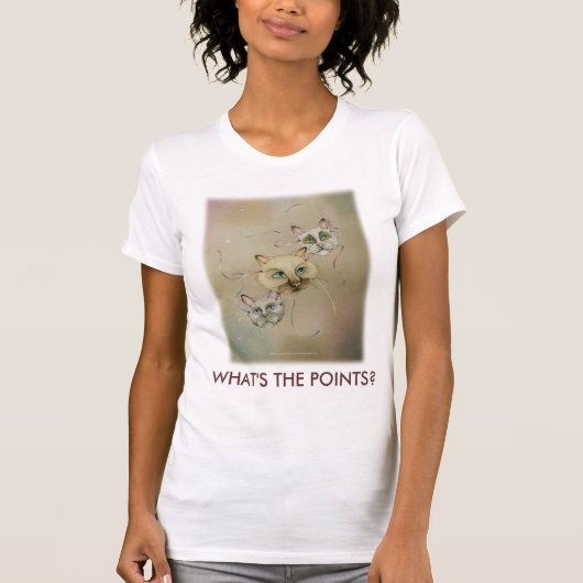 T-shirts à encolure rasante - What'sThePoints (Devant)