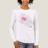 T-shirts à manches longues pour femme : Iris Flowe (Recto)