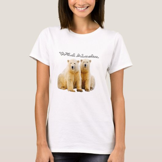 T-shirts Alaska Wildlife (Devant)