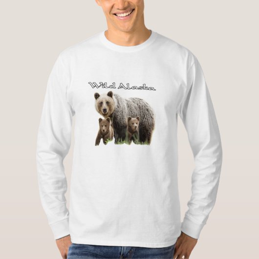T-shirts Alaska Wildlife (Devant)