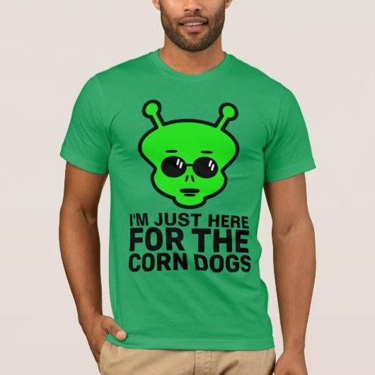 T-SHIRTS ALIEN CHIEN DE MAÏS (Devant)