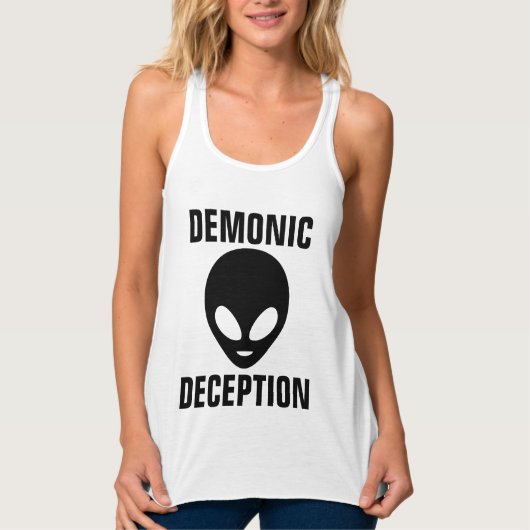 T-Shirts ALIEN OVNI DÉMONIAQUE DÉCEPTION (Devant)