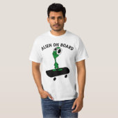 T-shirts ALIENS SKATEBOARDING (Devant entier)